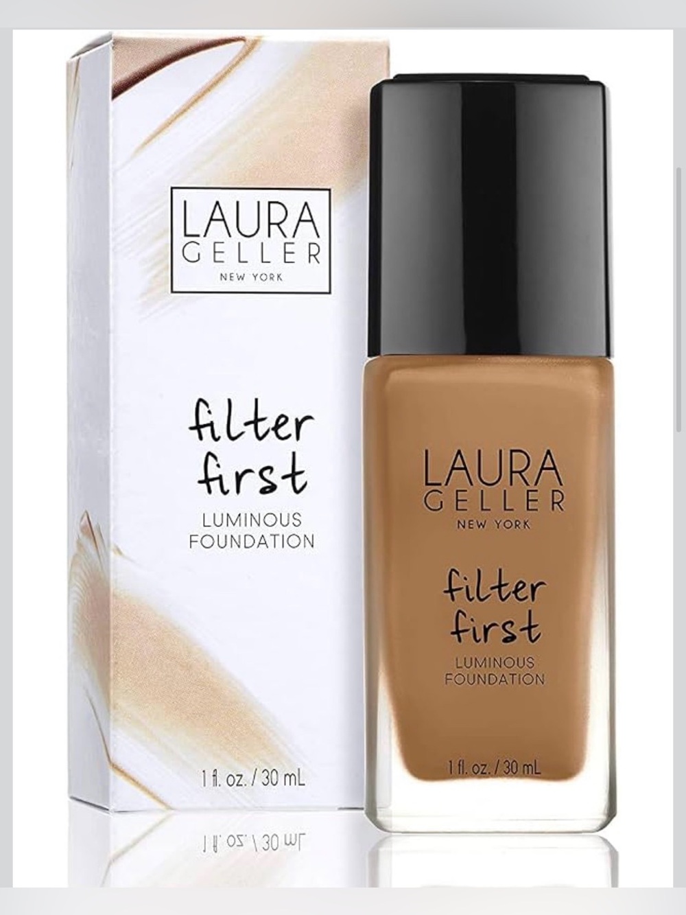 Laura Geller NIB (R $38) Filter First Luminous Foundation - Cognac